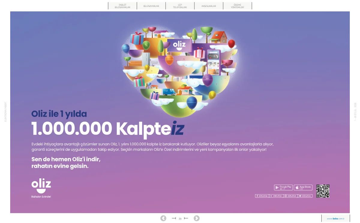 1 Eylül Beko Kataloğu 2026 Sayfa 39