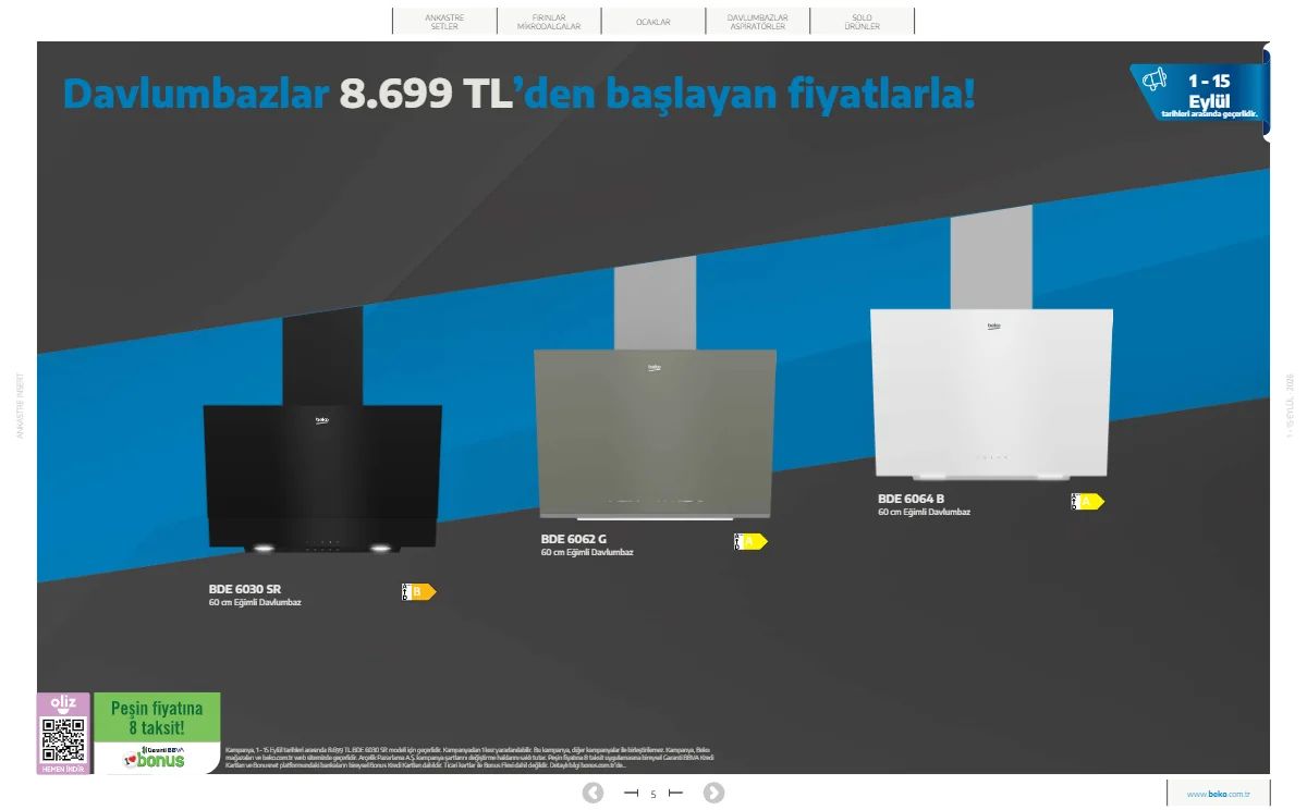 1 Eylül Beko Kataloğu 2026 Sayfa 5