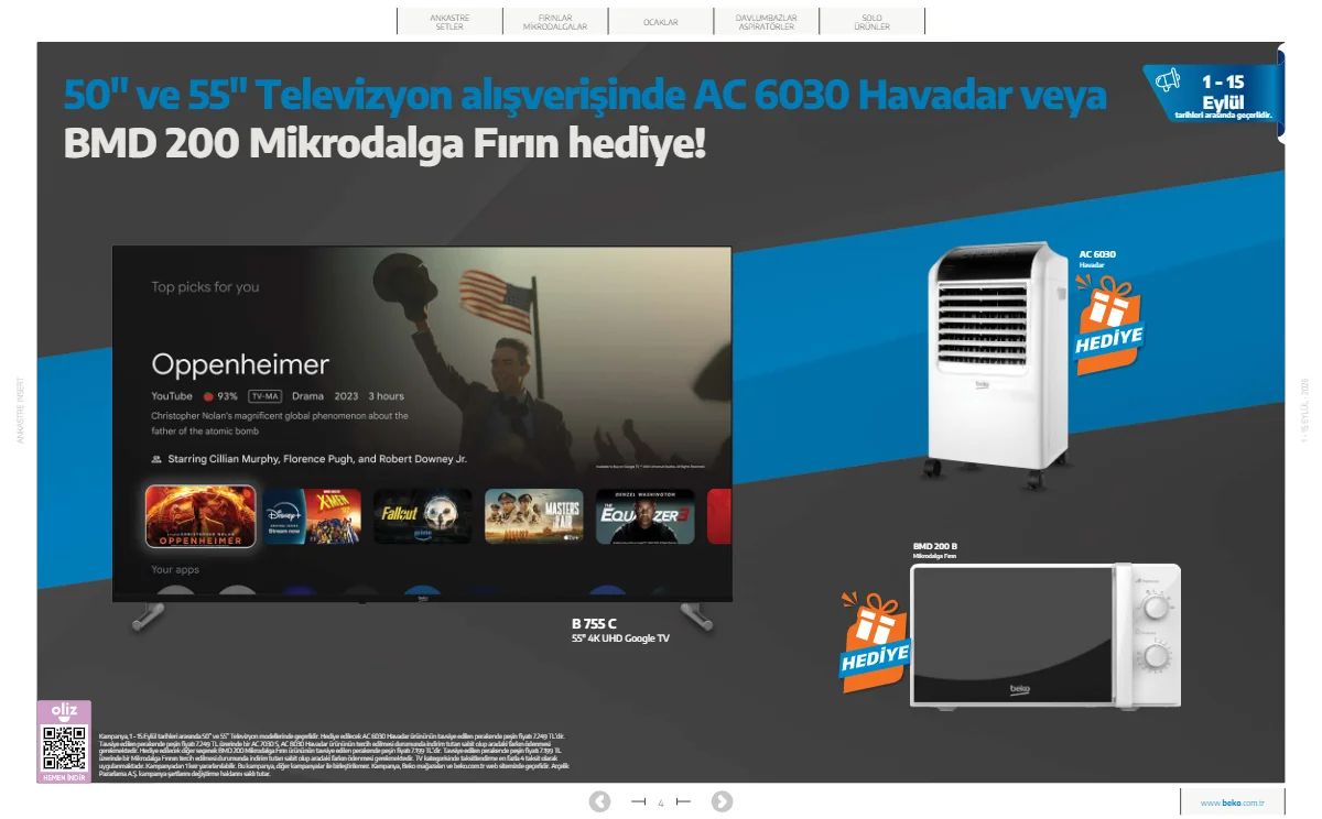1 Eylül Beko Kataloğu 2026 Sayfa 4