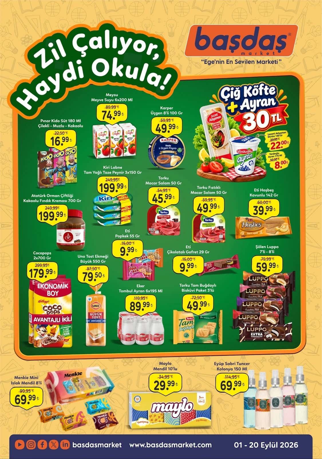 1 Eylül Basdasmarket Kataloğu 2026 Sayfa 1