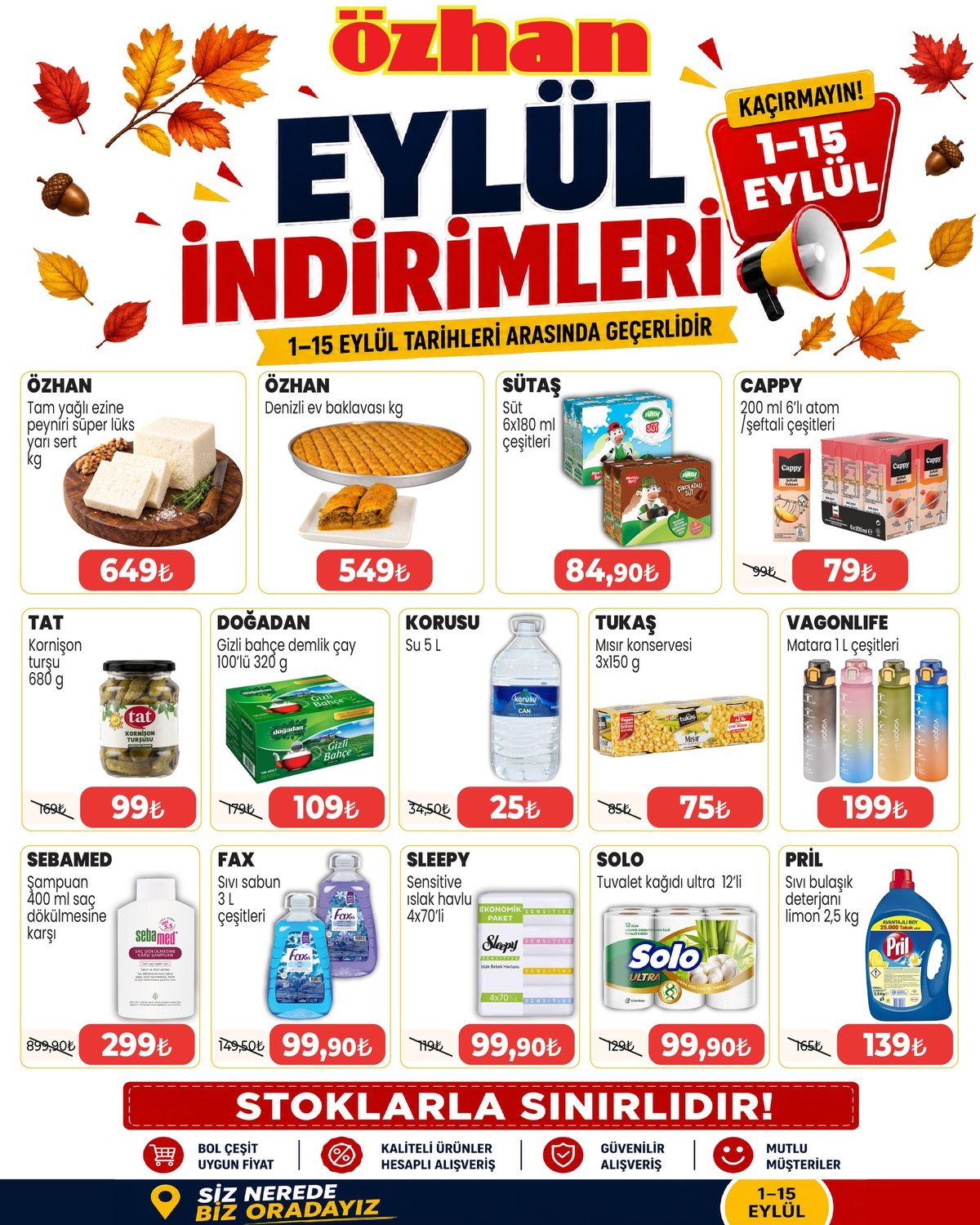1 Eylül Ozhan Kataloğu 2026 Sayfa 1