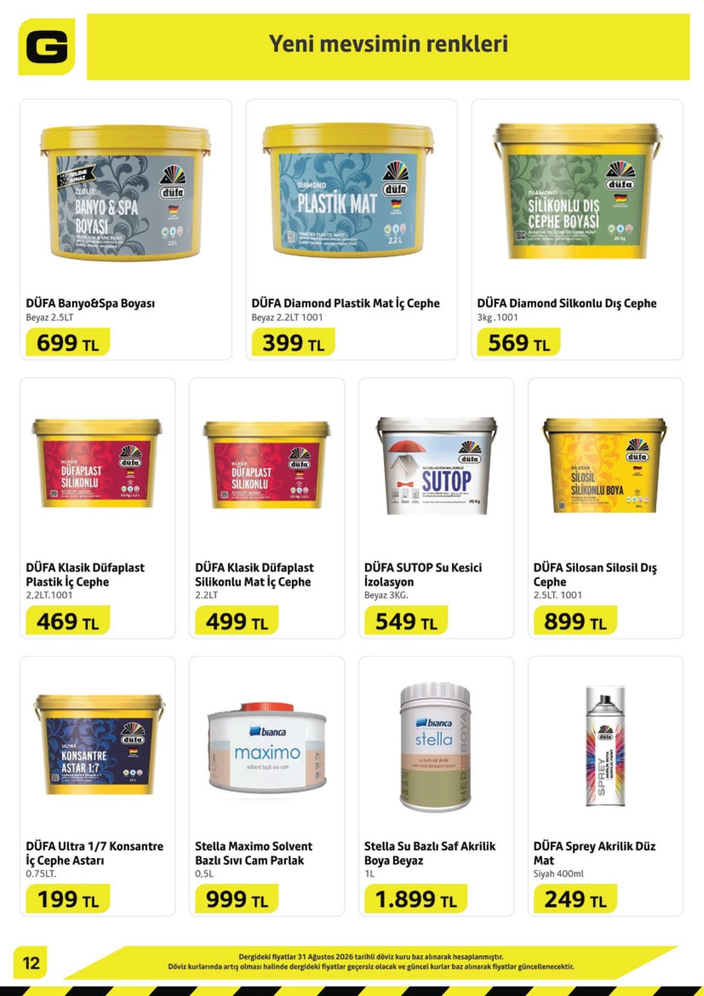 1 Eylül Gencyapimarket Kataloğu 2026 Sayfa 12