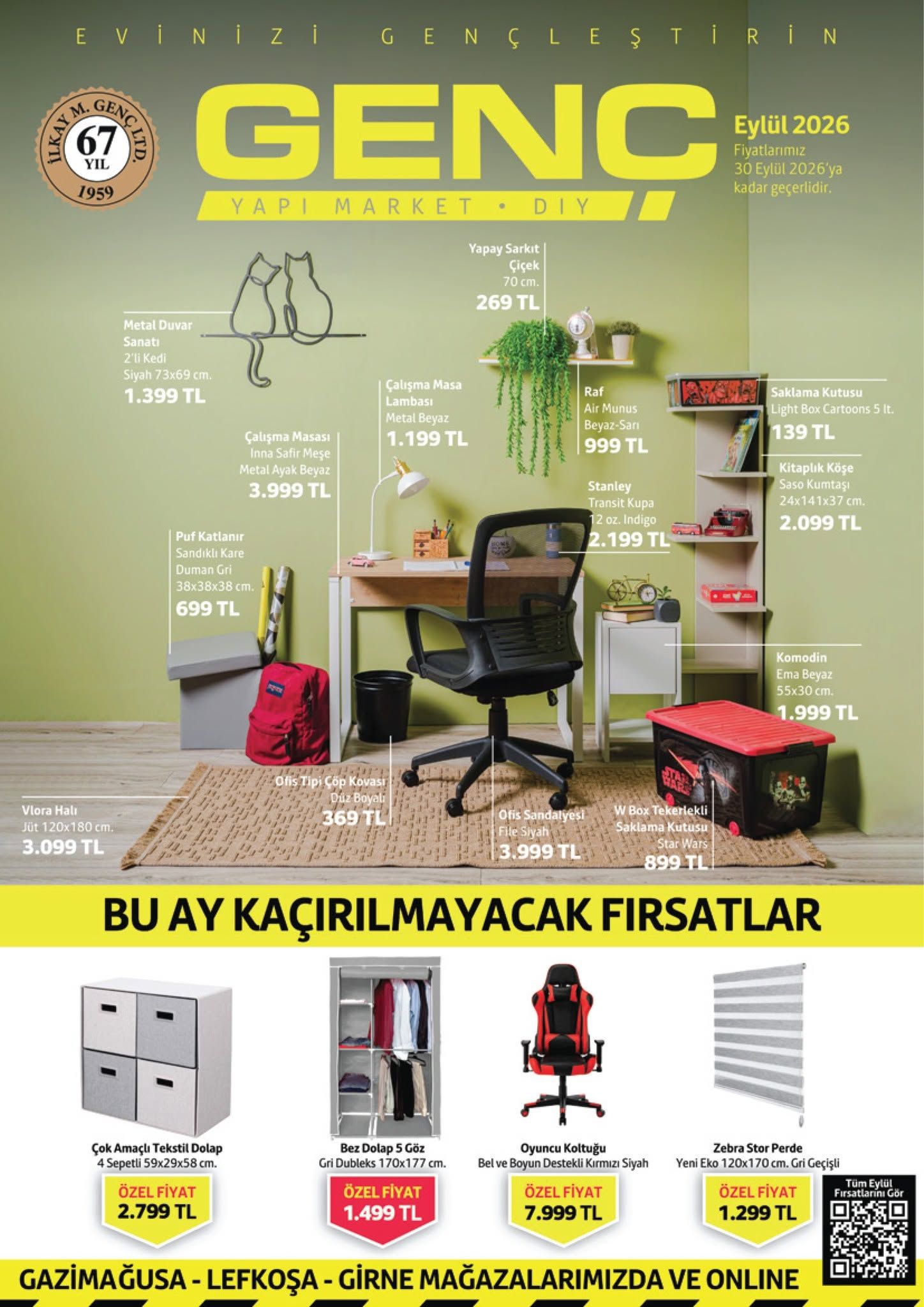 1 Eylül Gencyapimarket Kataloğu 2026 Sayfa 1