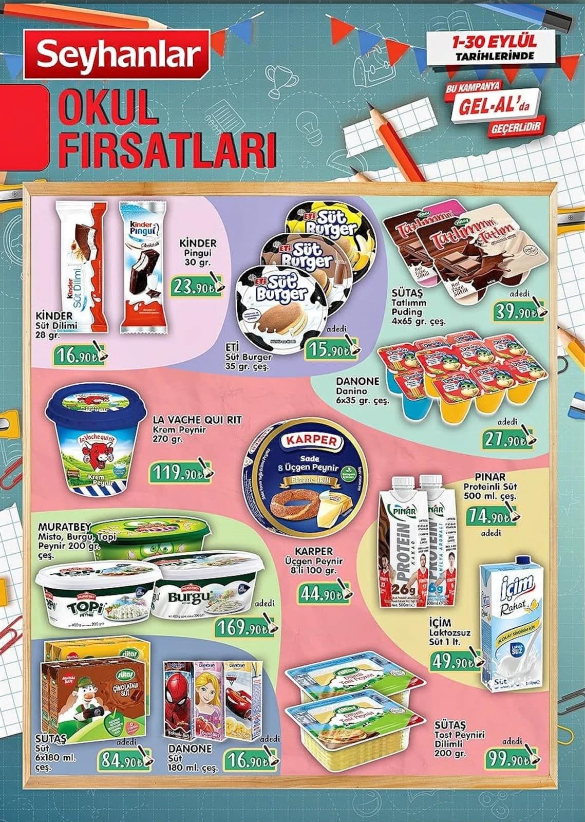 1 Eylül Seyhanlarmarket Kataloğu 2026 Sayfa 1