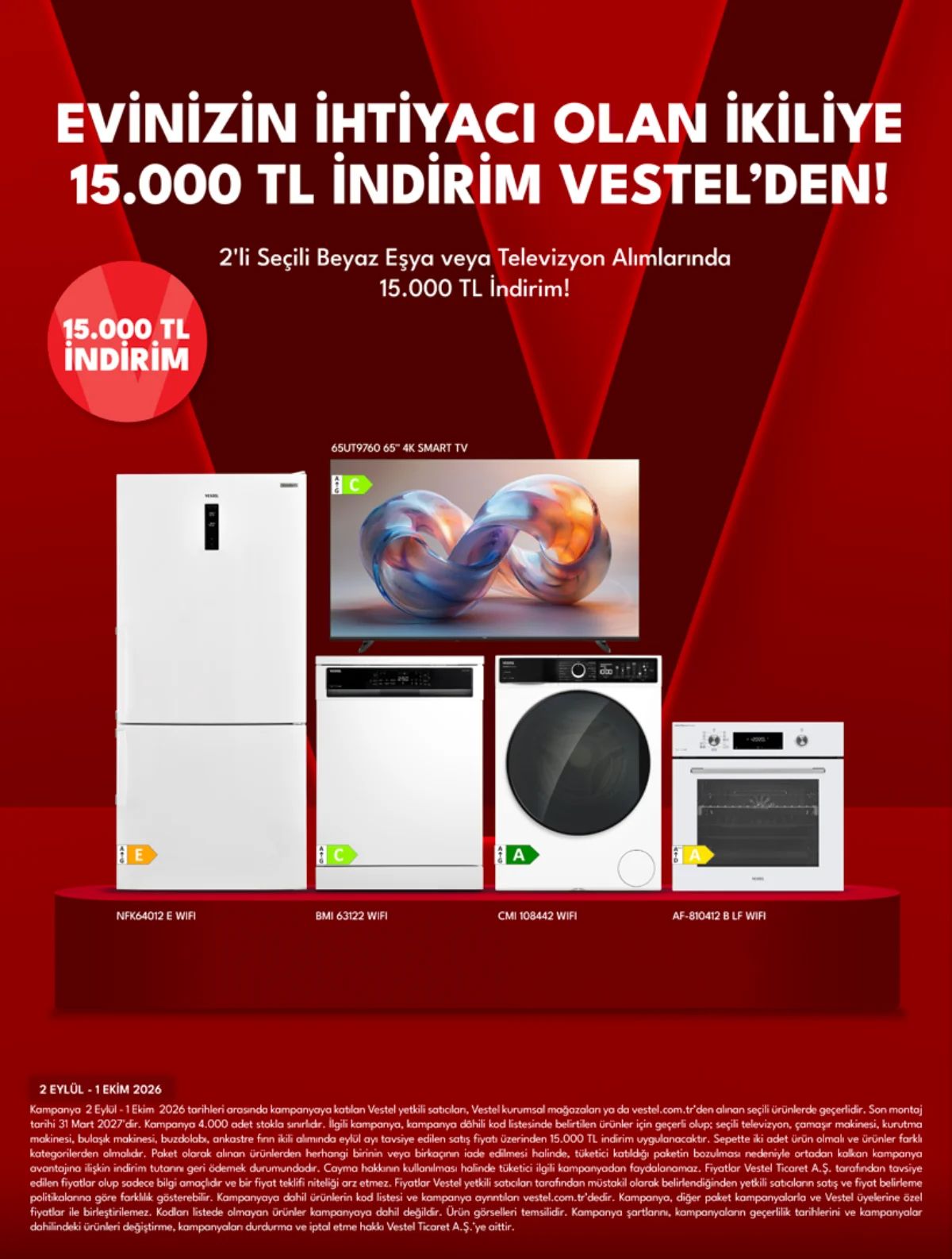 2 Eylül Vestel Kataloğu 2026 Sayfa 4