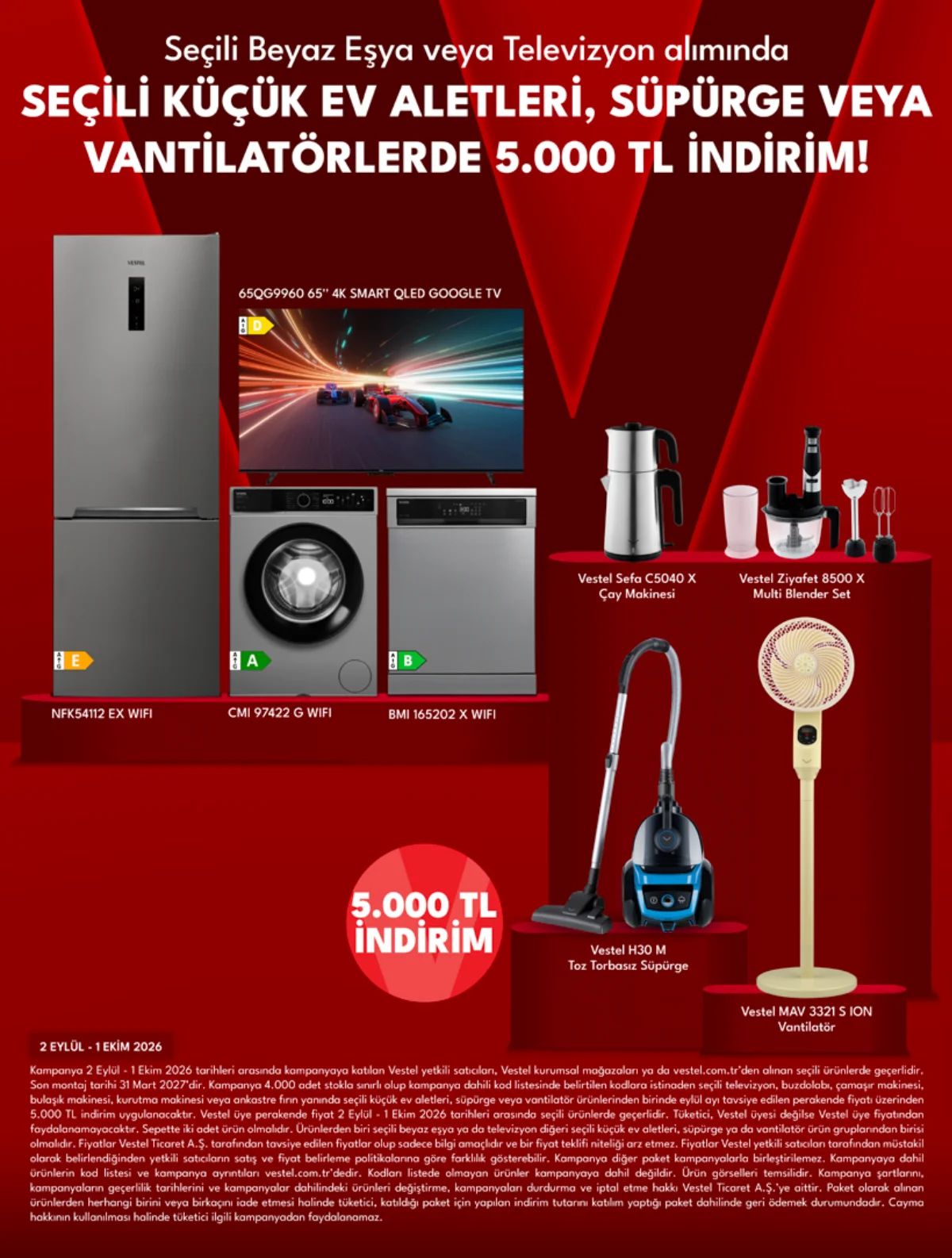 2 Eylül Vestel Kataloğu 2026 Sayfa 7