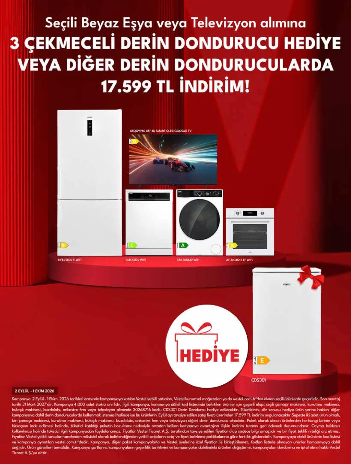 2 Eylül Vestel Kataloğu 2026 Sayfa 9