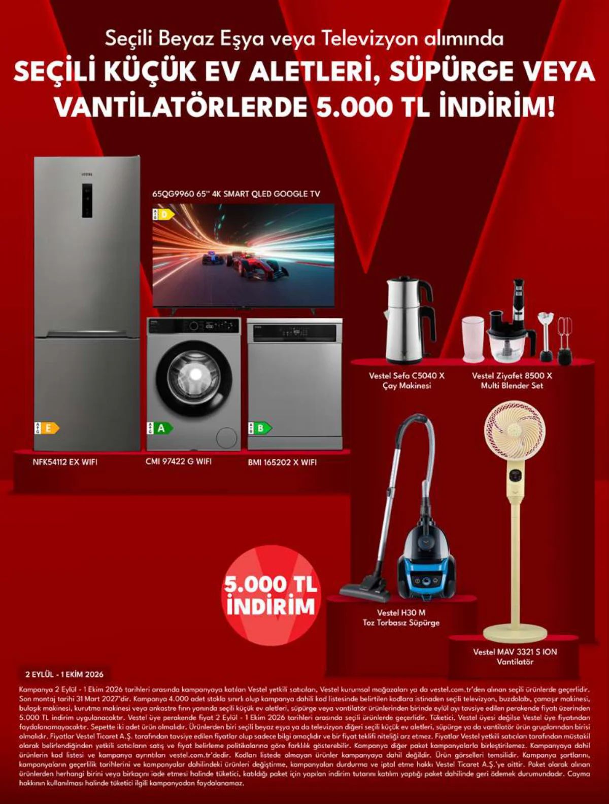 2 Eylül Vestel Kataloğu 2026 Sayfa 15