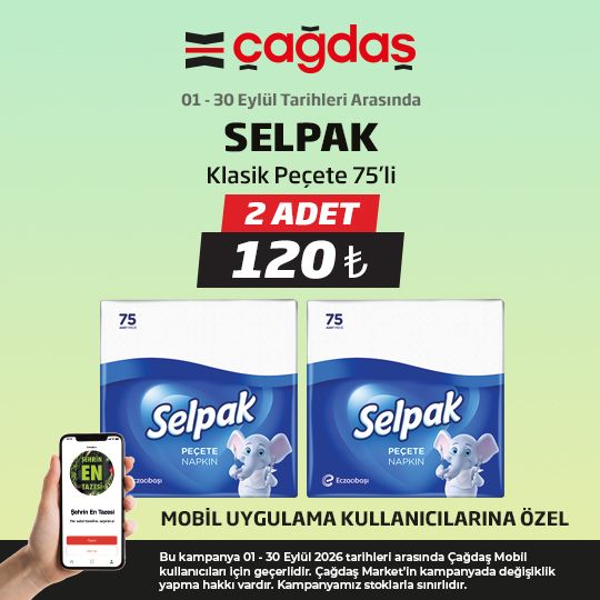 1 Eylül Çağdaş marketler Kataloğu 2026 Sayfa 5