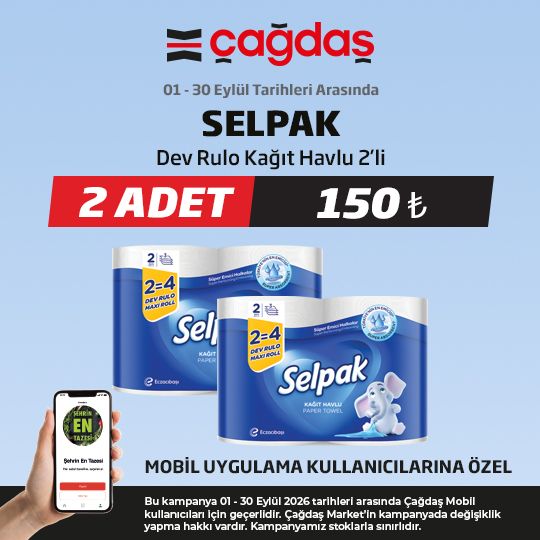 1 Eylül Çağdaş marketler Kataloğu 2026 Sayfa 2