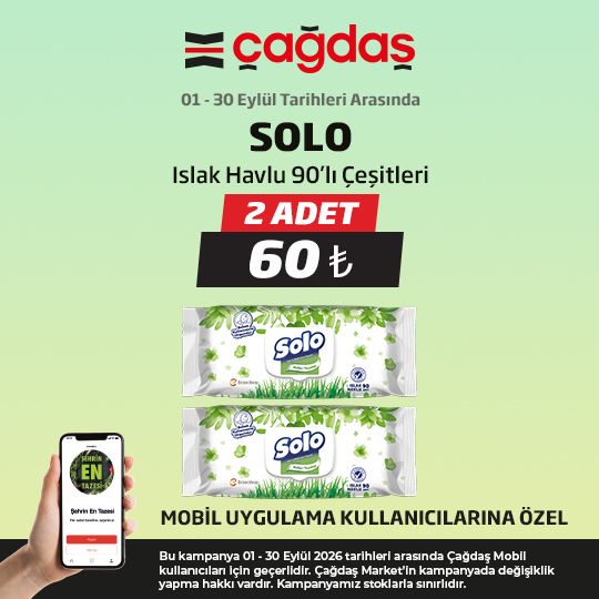 1 Eylül Çağdaş marketler Kataloğu 2026 Sayfa 7