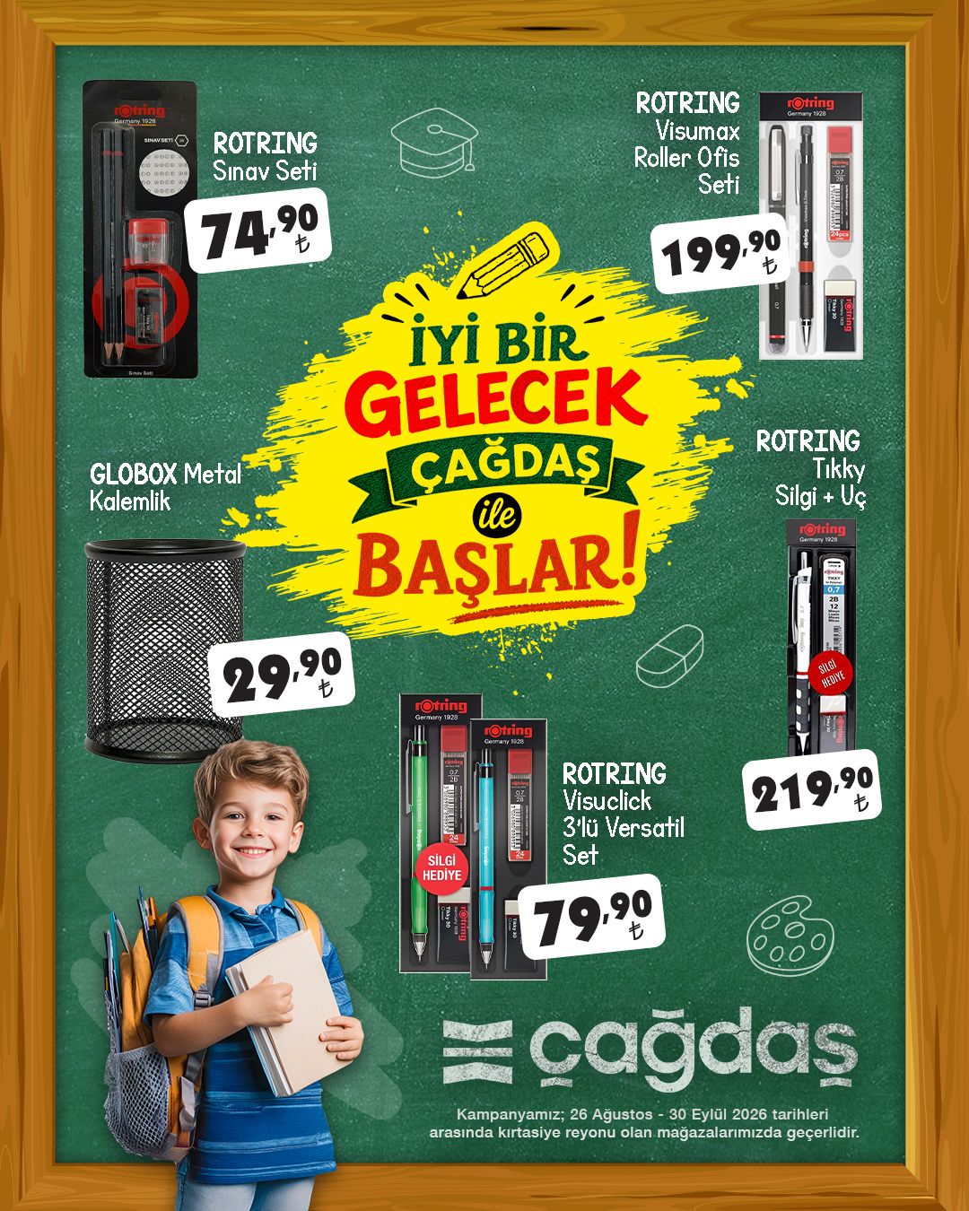 26 Ağustos Çağdaş marketler Kataloğu 2026 Sayfa 2