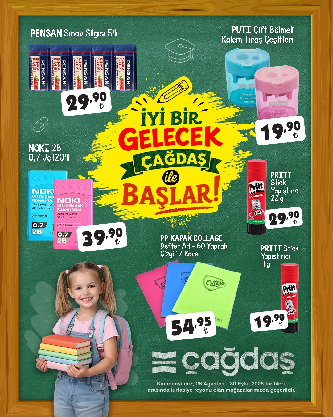 26 Ağustos Çağdaş marketler Kataloğu 2026 Sayfa 4
