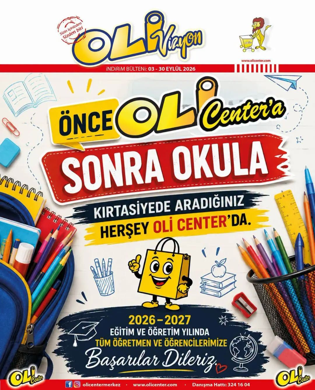 3 Eylül Oli Center Kataloğu 2026 Sayfa 1