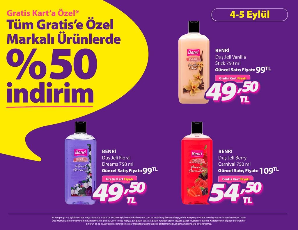 4 Eylül Gratis Kataloğu 2026 Sayfa 2