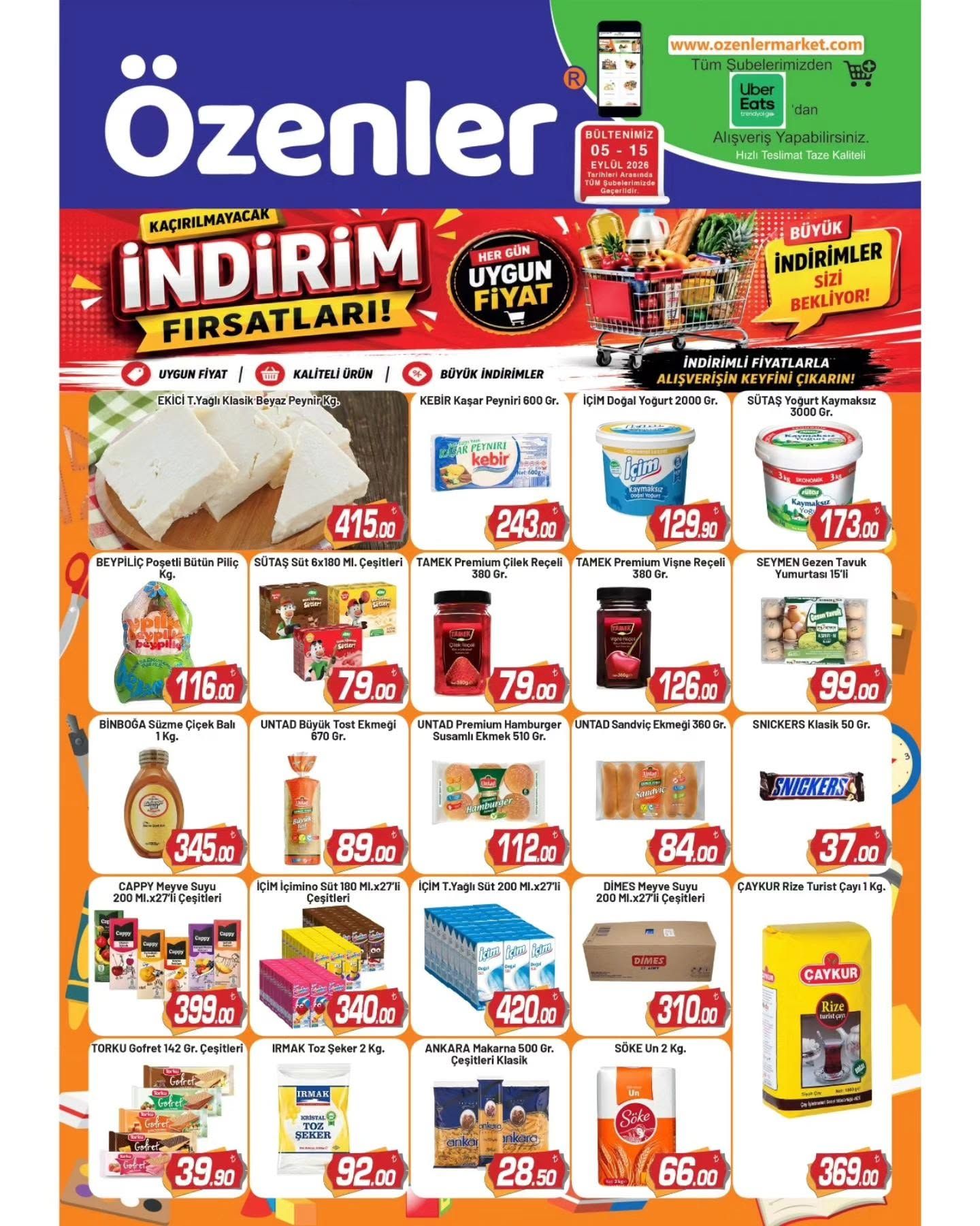 5 Eylül Özenler Kataloğu 2026 Sayfa 1