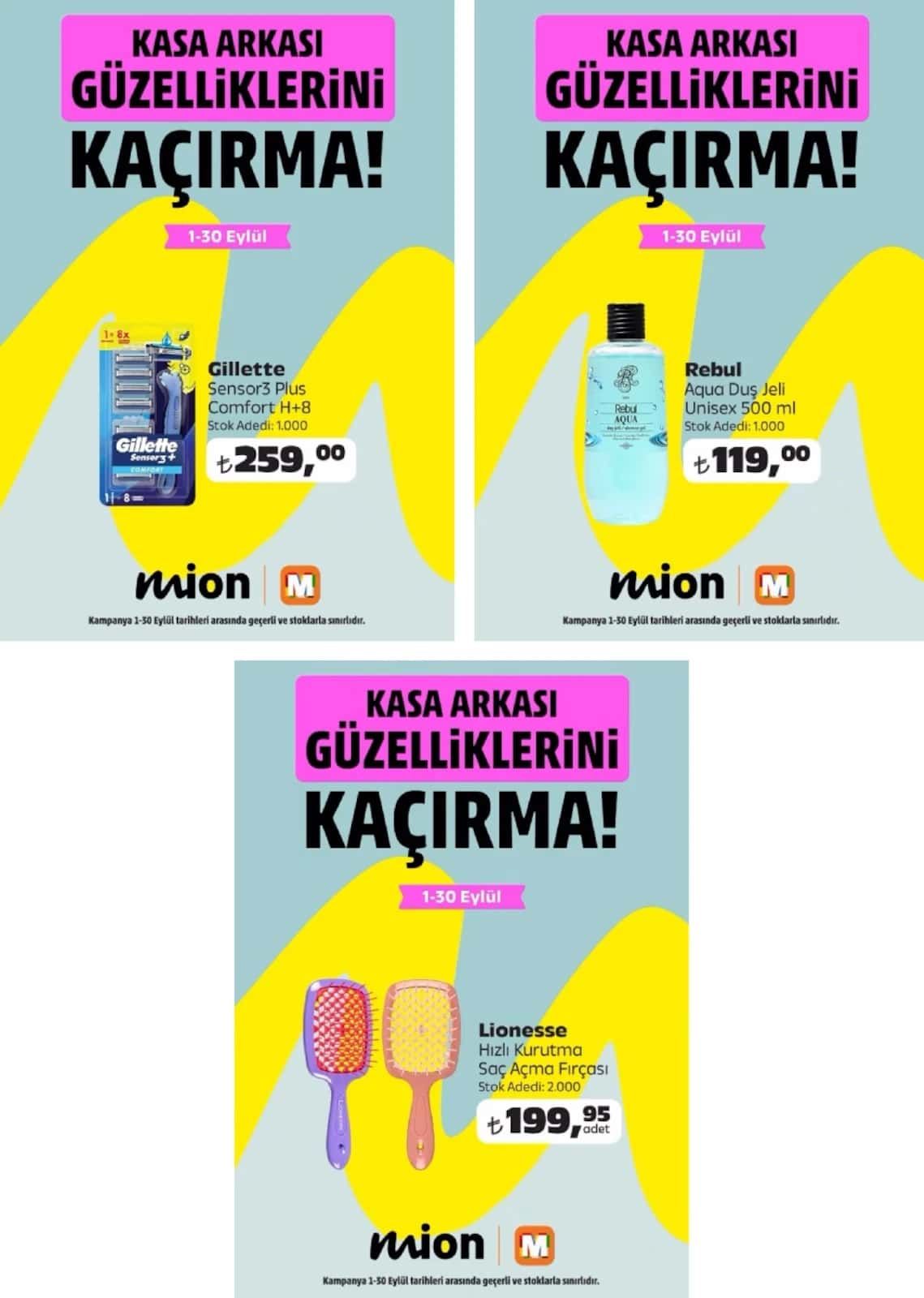 1 Eylül Mion Kataloğu 2026 Sayfa 1