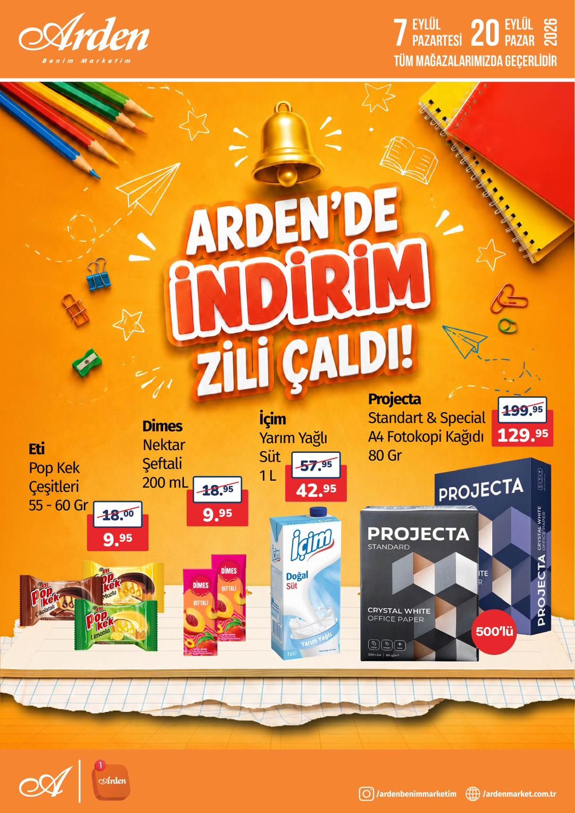 7 Eylül Ardenmarket Kataloğu 2026 Sayfa 1