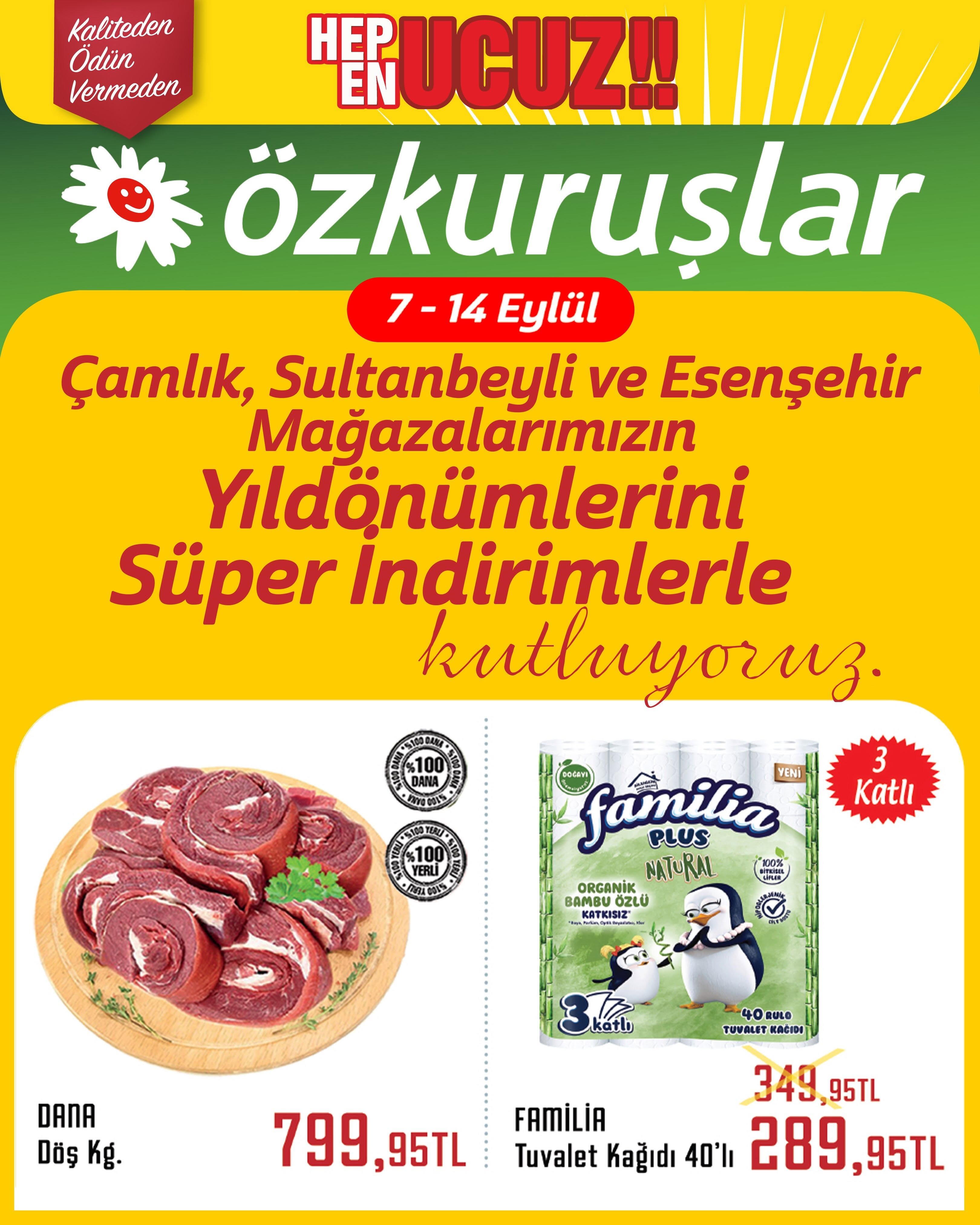 7 Eylül Ozkuruslar Kataloğu 2026 Sayfa 1
