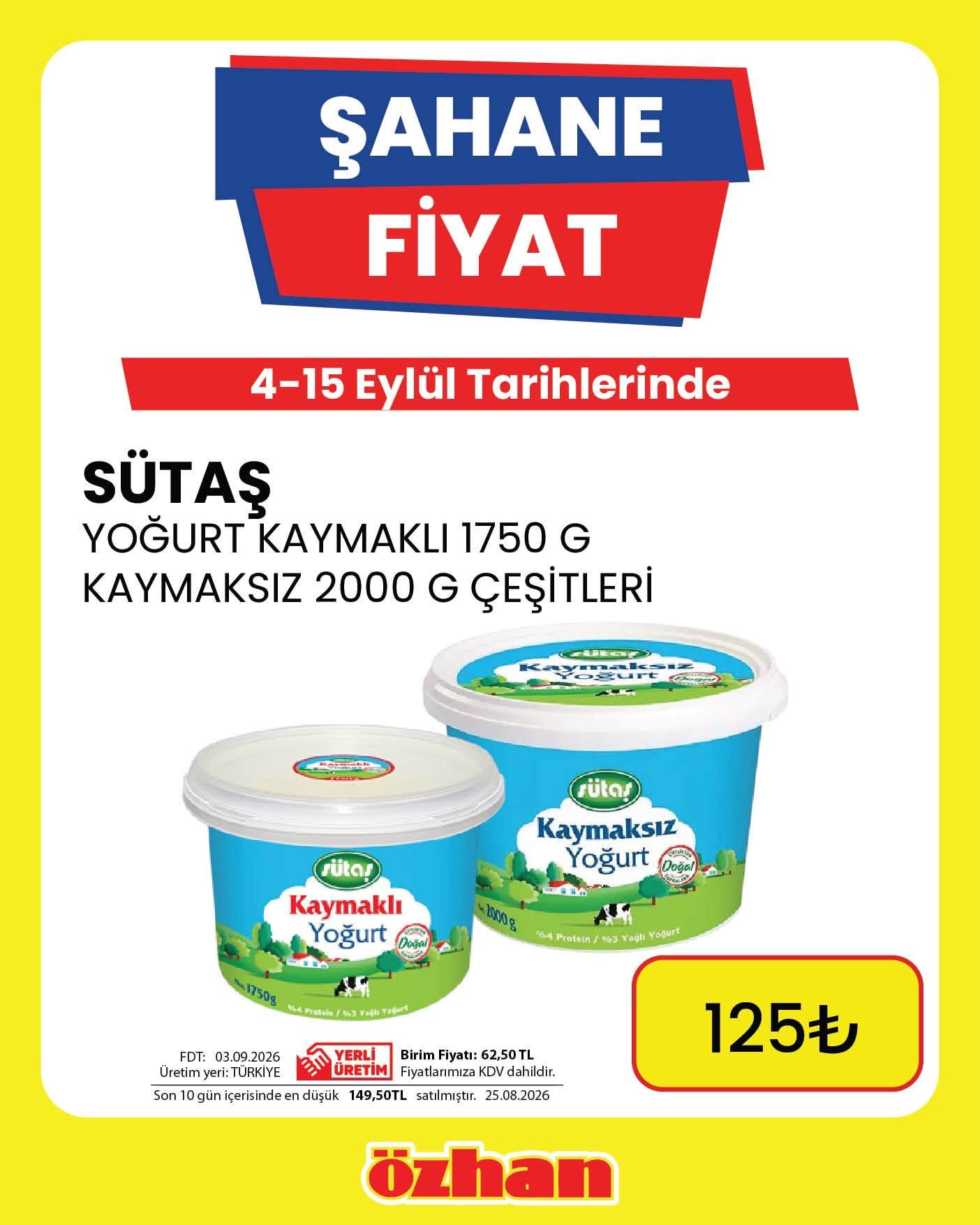 4 Eylül Ozhan Kataloğu 2026 Sayfa 1