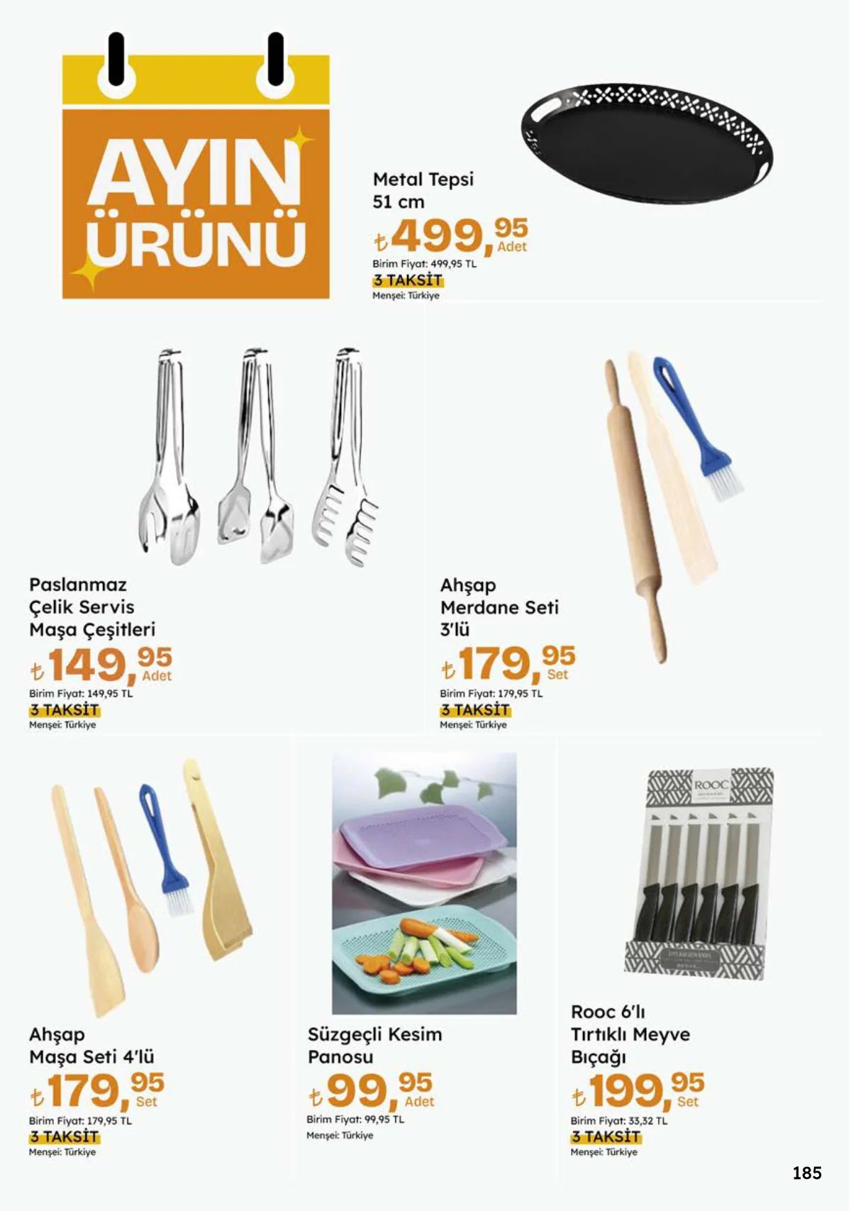 10 Eylül Migros Kataloğu 2026 Sayfa 185
