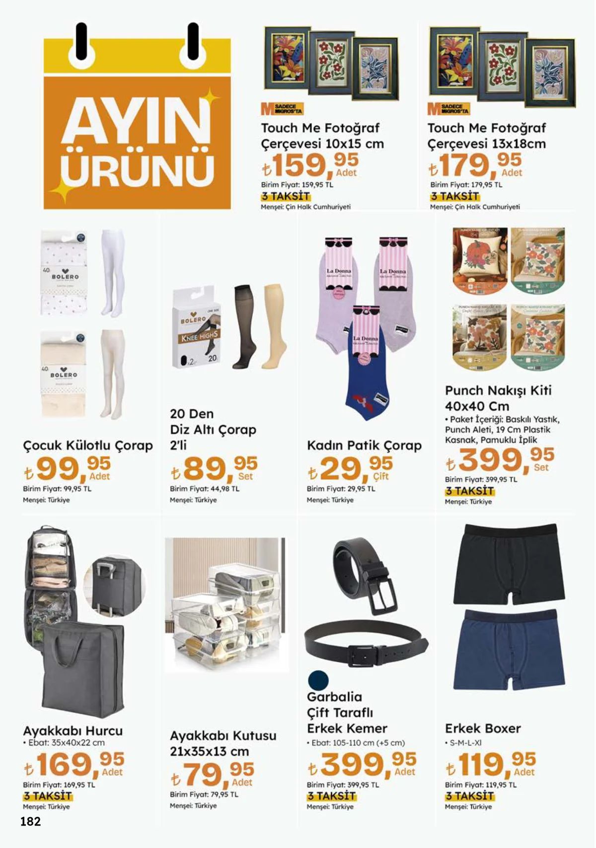 10 Eylül Migros Kataloğu 2026 Sayfa 182