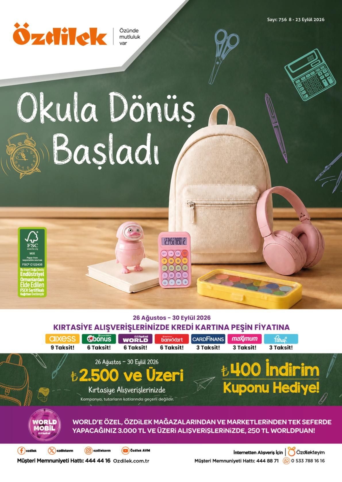 8 Eylül Özdilekteyim Kataloğu 2026 Sayfa 1