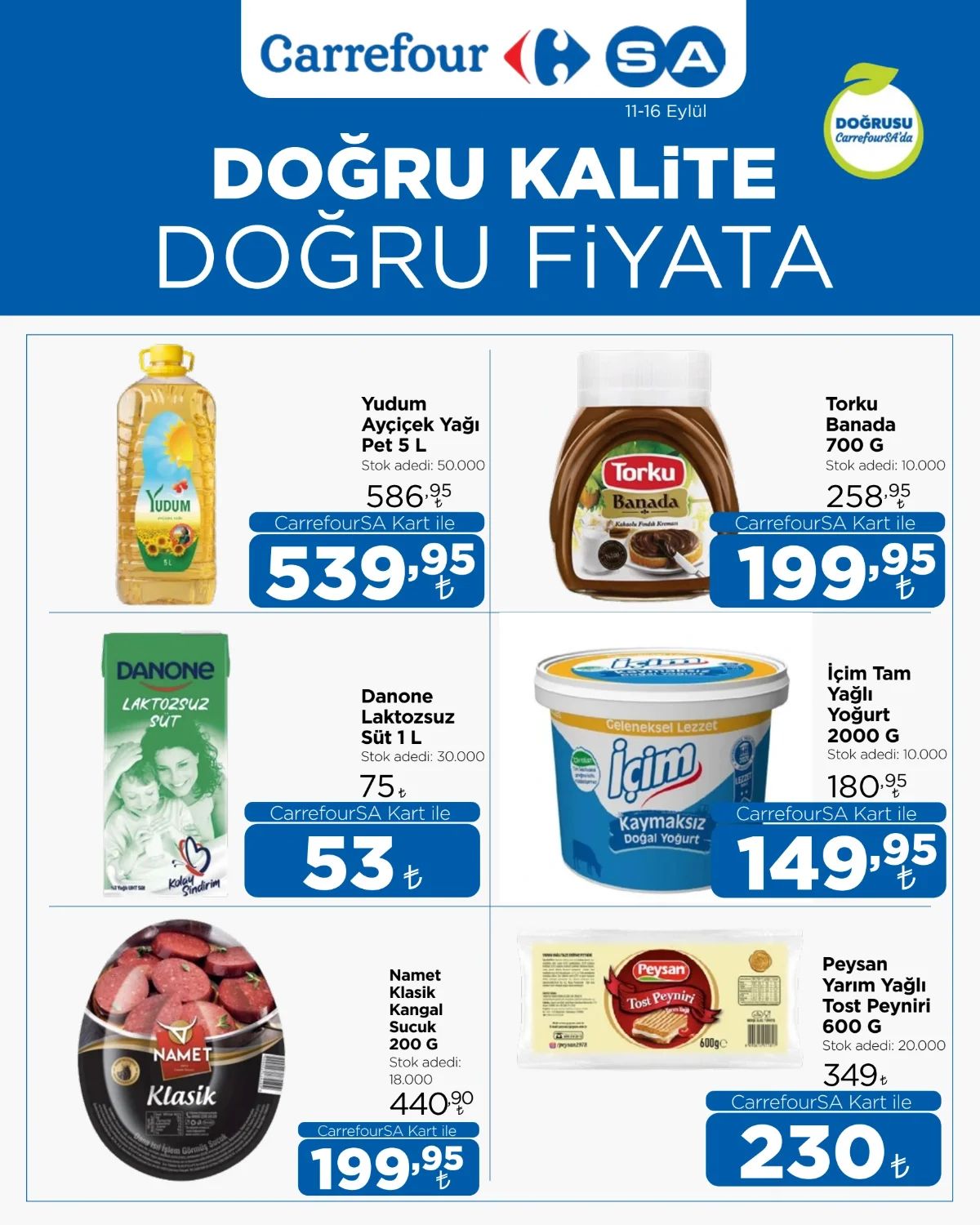 11 Eylül Carrefoursa Kataloğu 2026 Sayfa 1