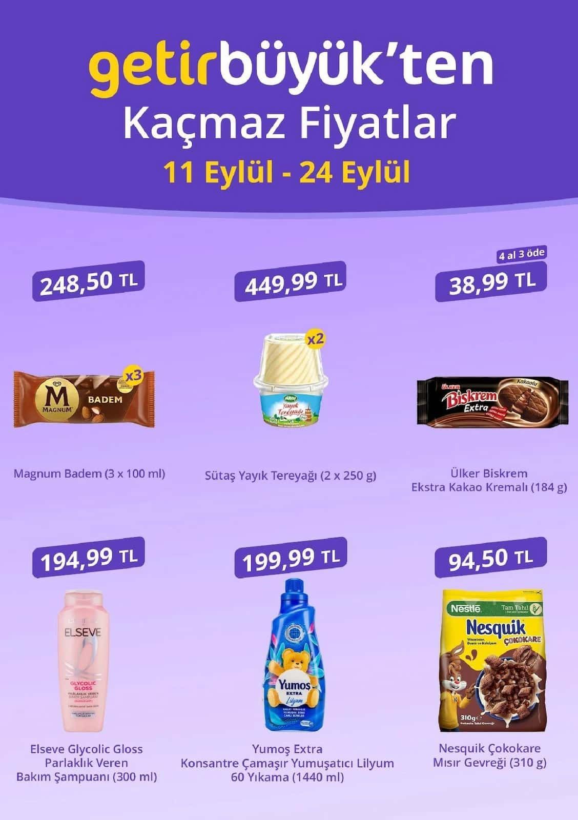 11 Eylül Getir Kataloğu 2026 Sayfa 1