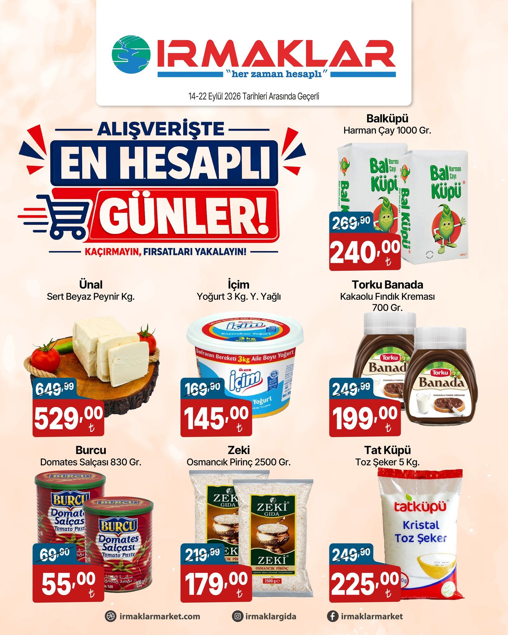 14 Eylül Irmaklarmarket Kataloğu 2026 Sayfa 2
