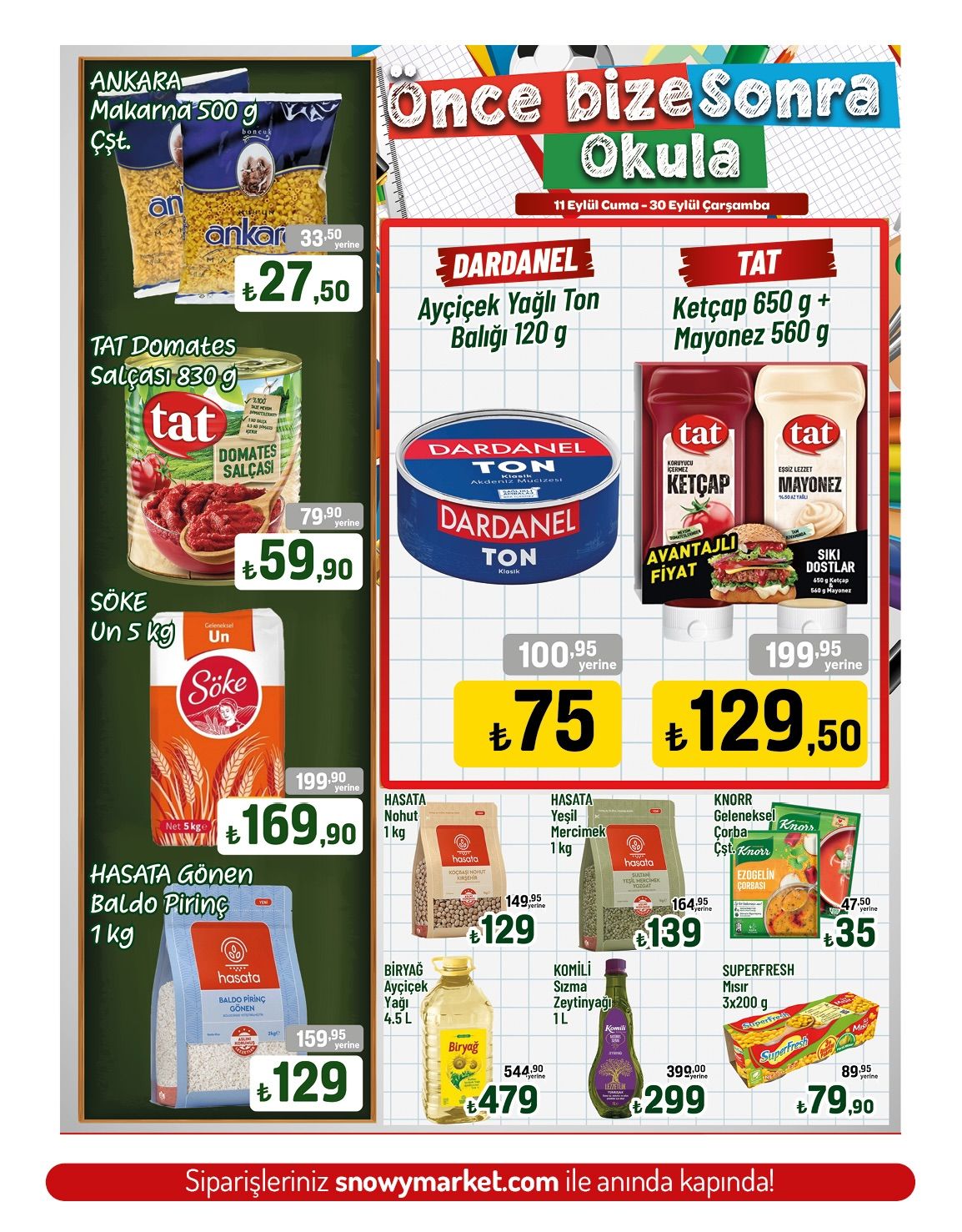 11 Eylül Snowymarket Kataloğu 2026 Sayfa 3