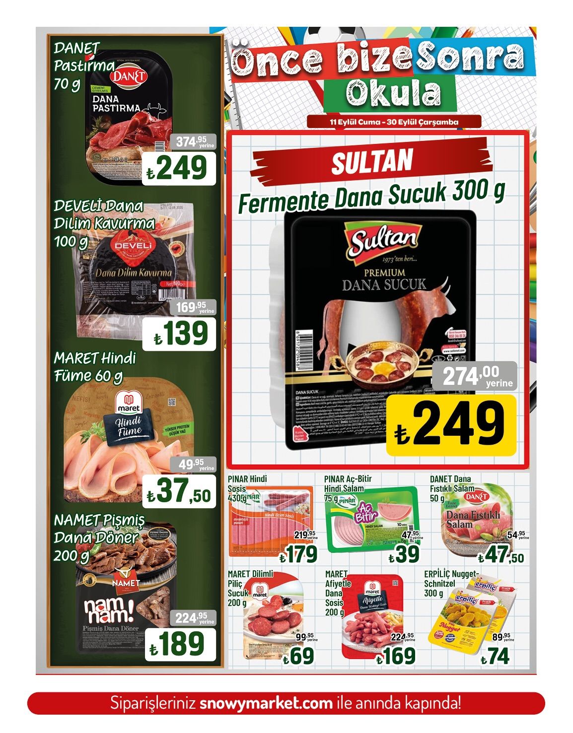 11 Eylül Snowymarket Kataloğu 2026 Sayfa 11