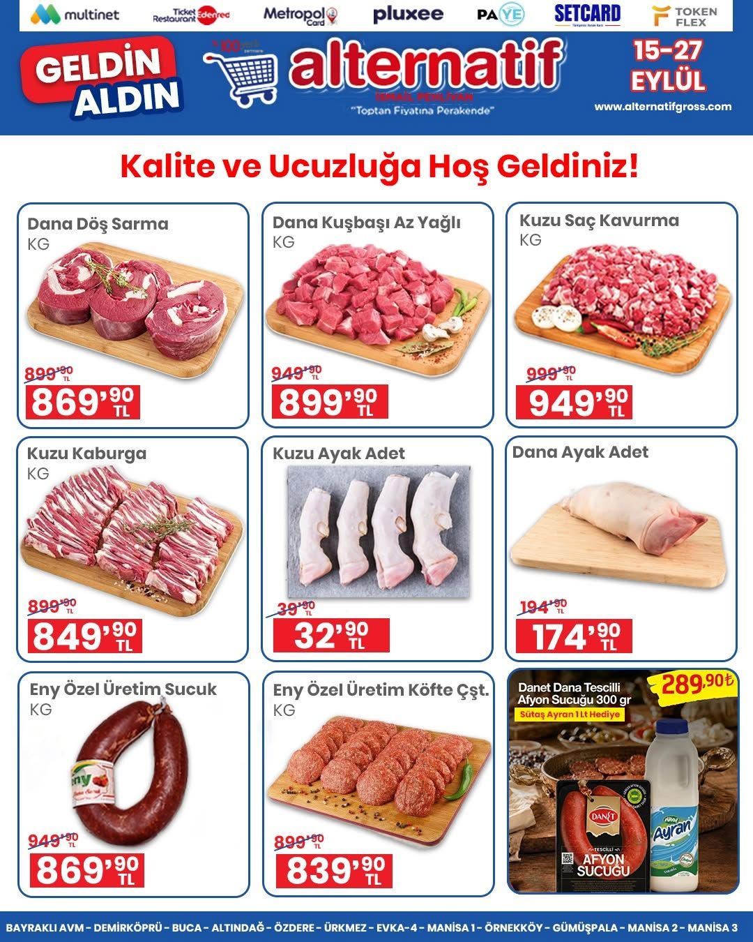 15 Eylül Alternatiftoptanmarket Kataloğu 2026 Sayfa 1