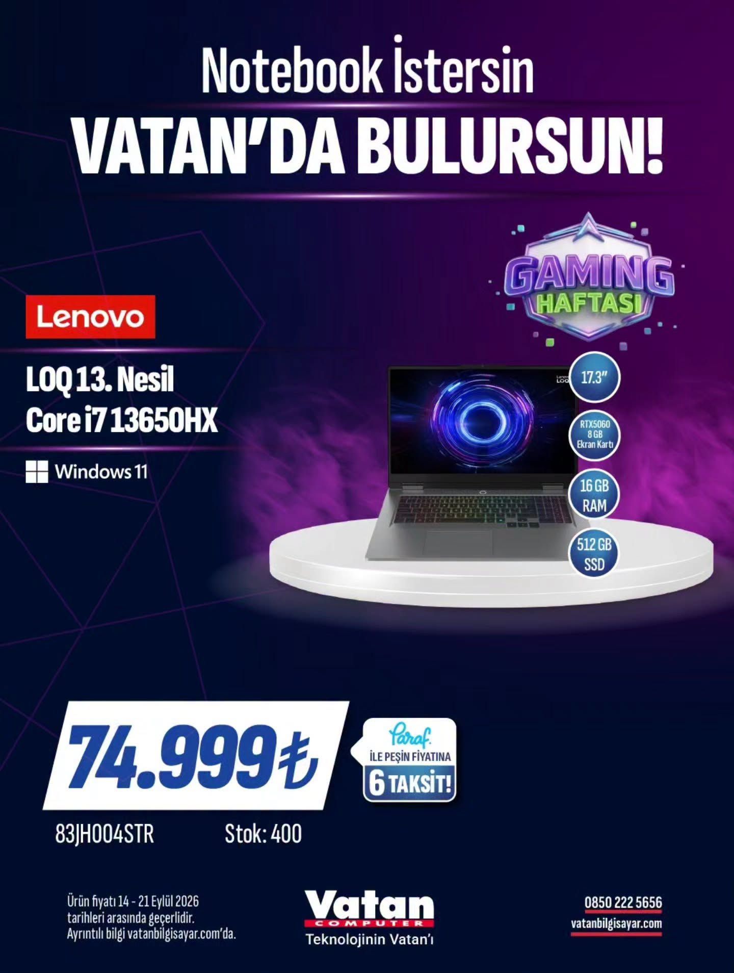 14 Eylül Vatan Bilgisayar Kataloğu 2026 Sayfa 4