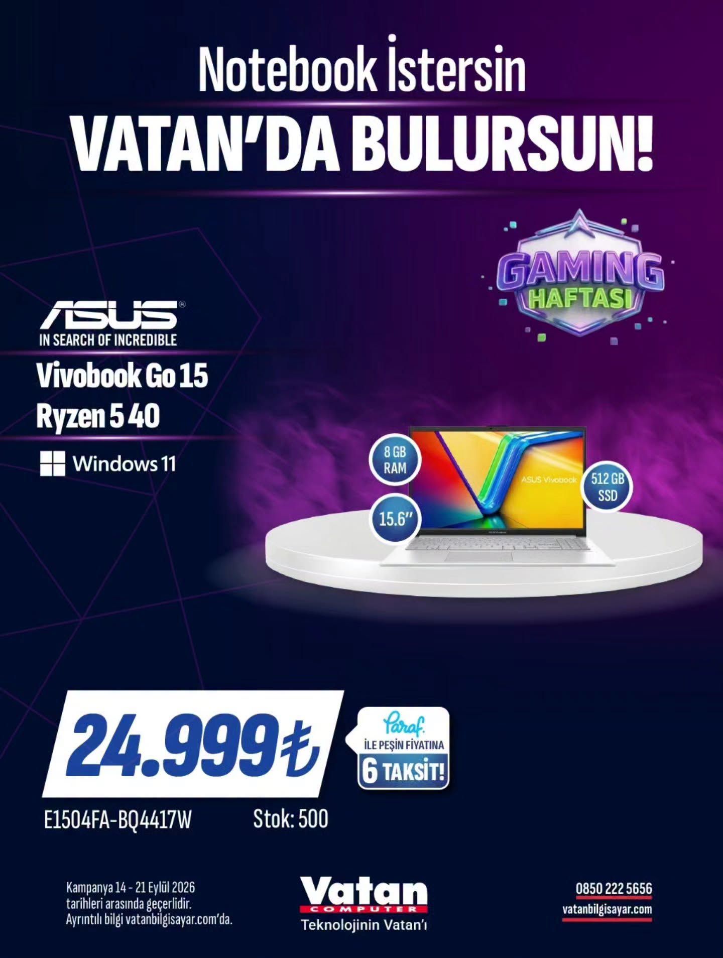 14 Eylül Vatan Bilgisayar Kataloğu 2026 Sayfa 13