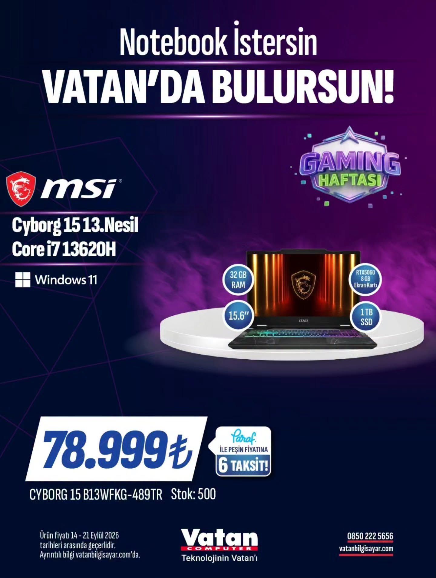 14 Eylül Vatan Bilgisayar Kataloğu 2026 Sayfa 7