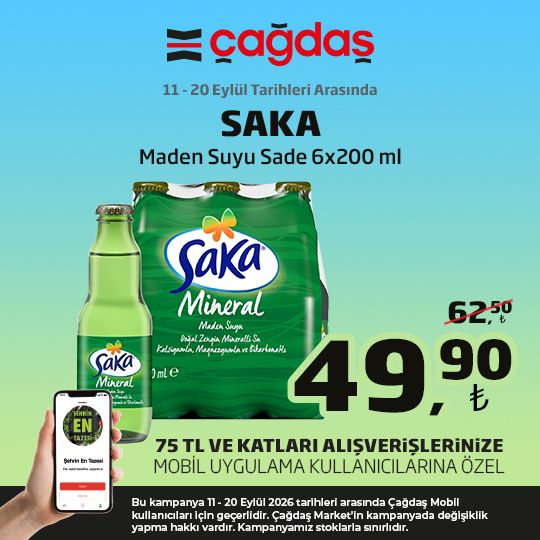 11 Eylül Çağdaş marketler Kataloğu 2026 Sayfa 1
