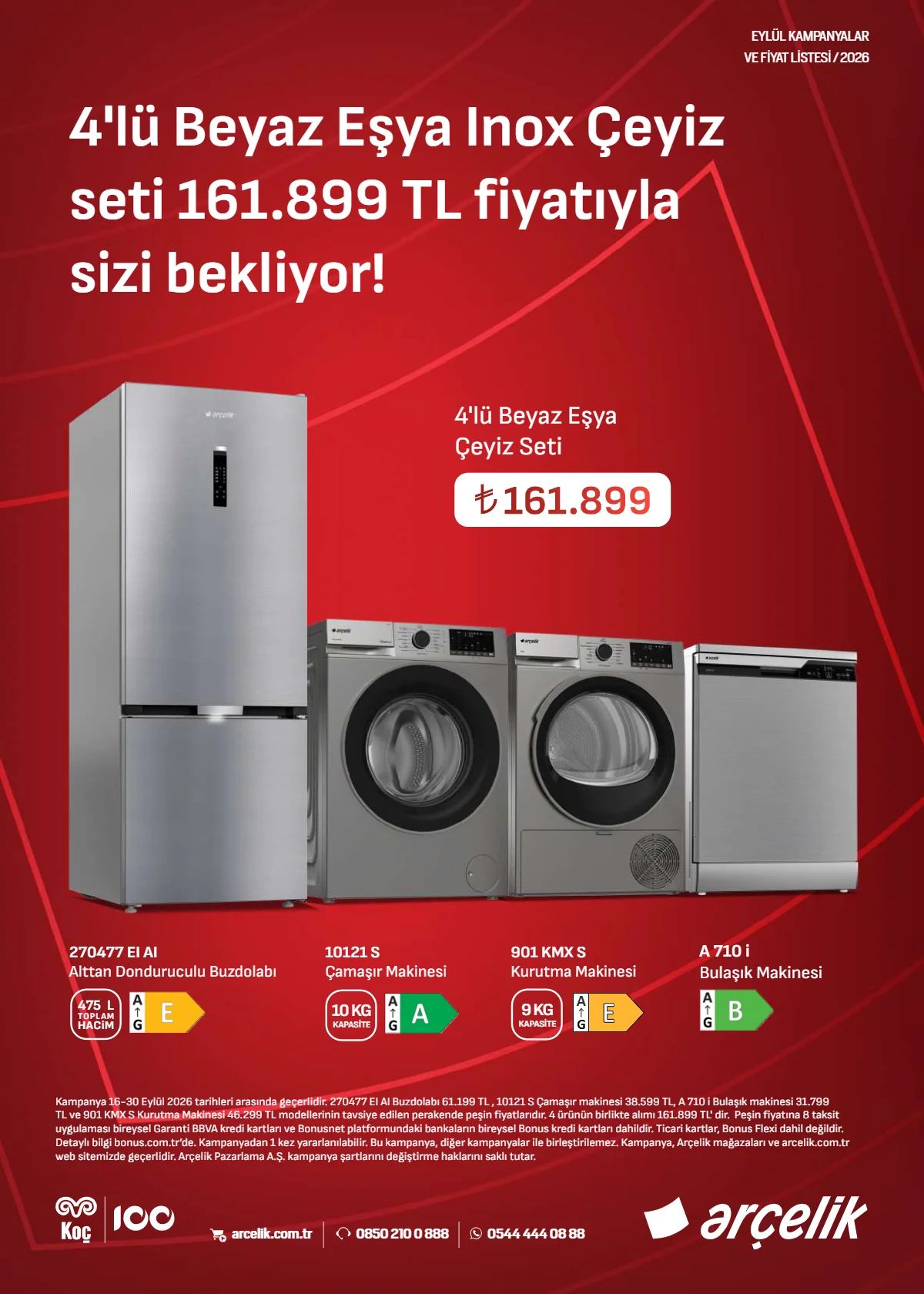 16 Eylül Arçelik Kataloğu 2026 Sayfa 7