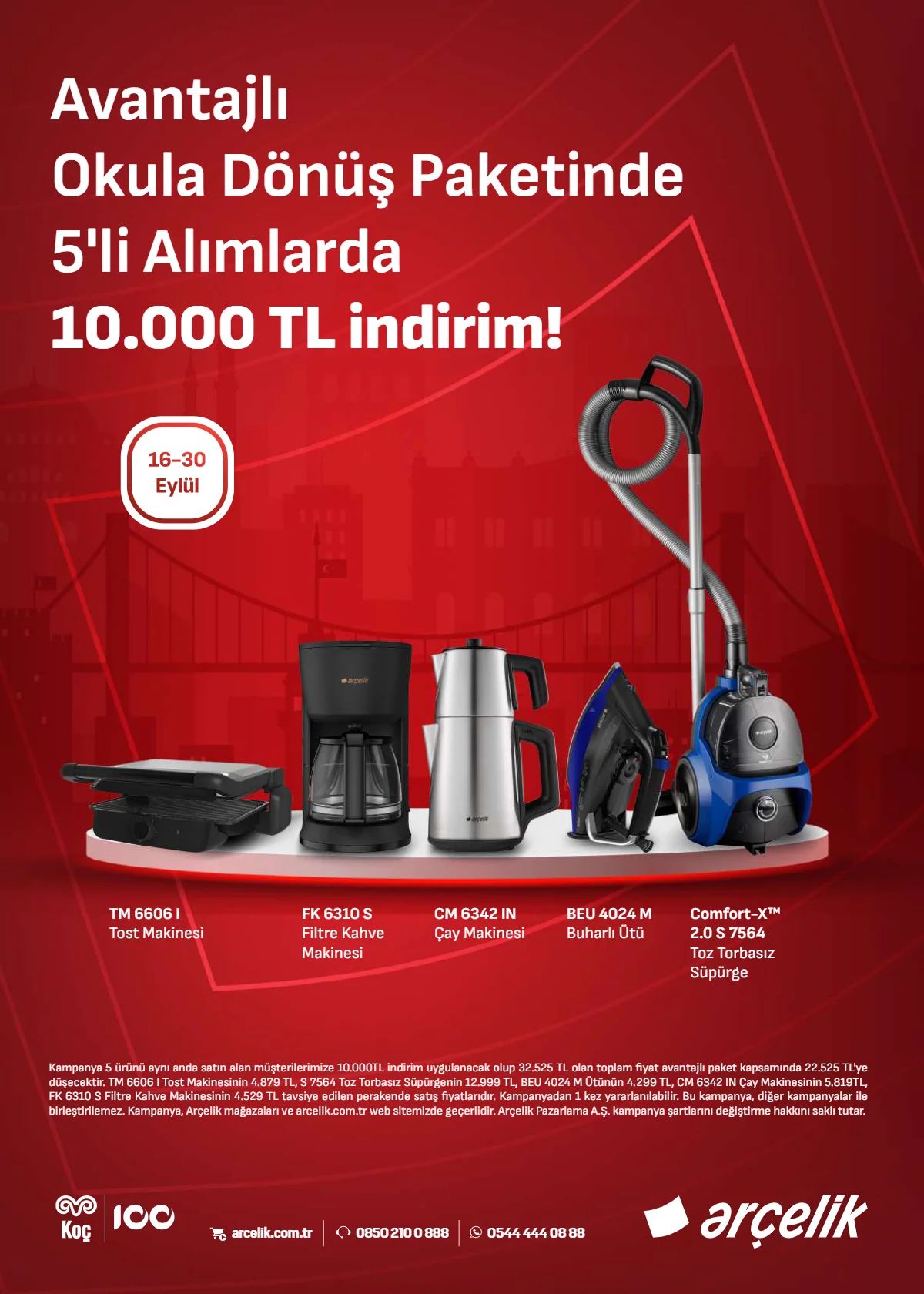16 Eylül Arçelik Kataloğu 2026 Sayfa 50