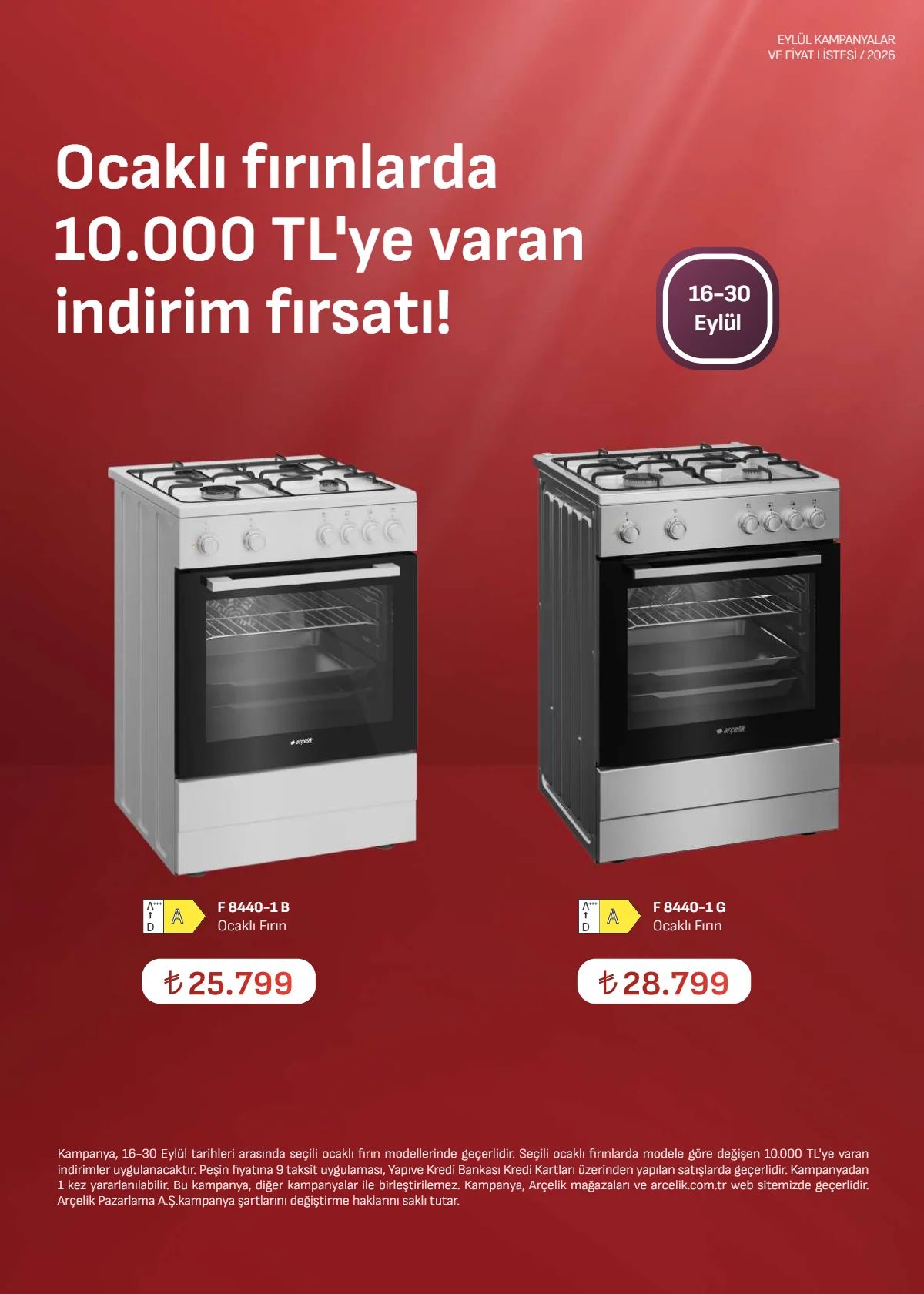 16 Eylül Arçelik Kataloğu 2026 Sayfa 7