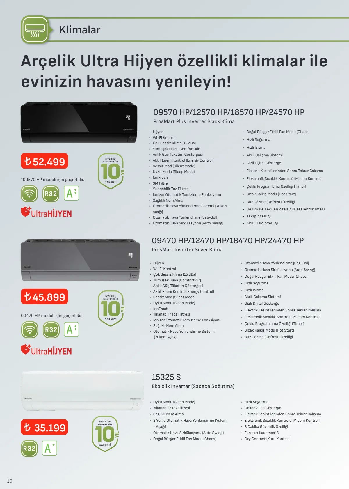 16 Eylül Arçelik Kataloğu 2026 Sayfa 10