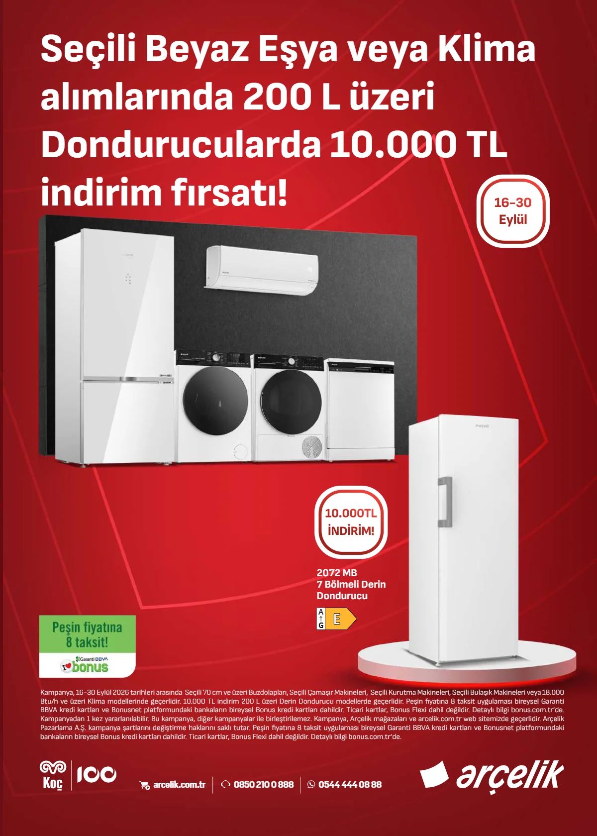 16 Eylül Arçelik Kataloğu 2026 Sayfa 3