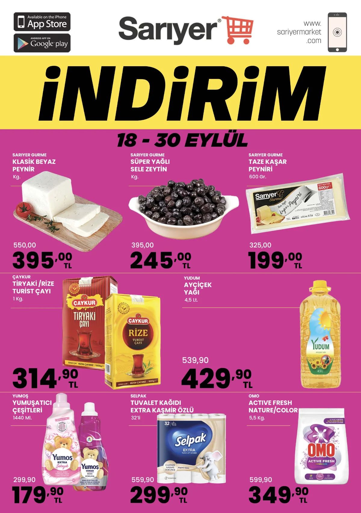 18 Eylül Sariyermarket Kataloğu 2026 Sayfa 1