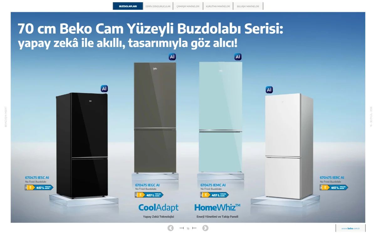 16 Eylül Beko Kataloğu 2026 Sayfa 19