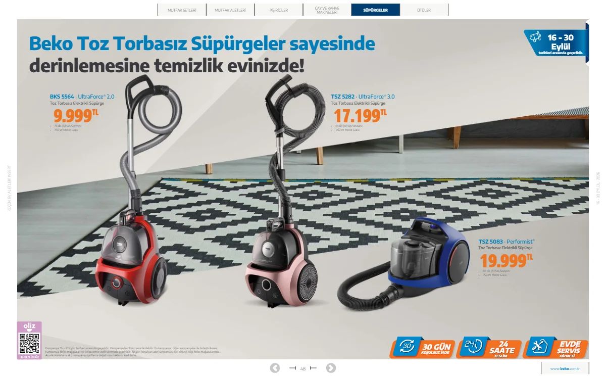 16 Eylül Beko Kataloğu 2026 Sayfa 48