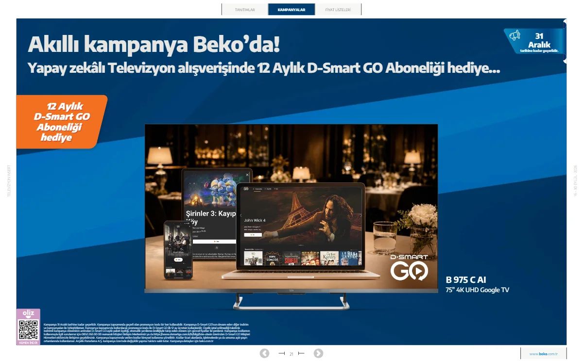16 Eylül Beko Kataloğu 2026 Sayfa 21
