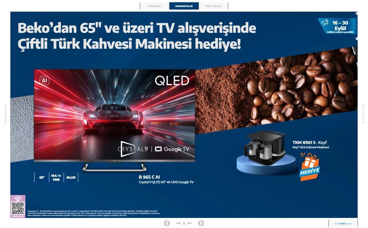 16 Eylül Beko Kataloğu 2026 Sayfa 18