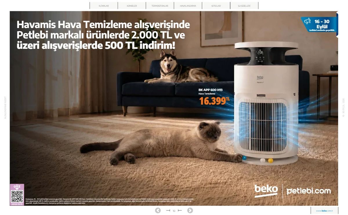 16 Eylül Beko Kataloğu 2026 Sayfa 10