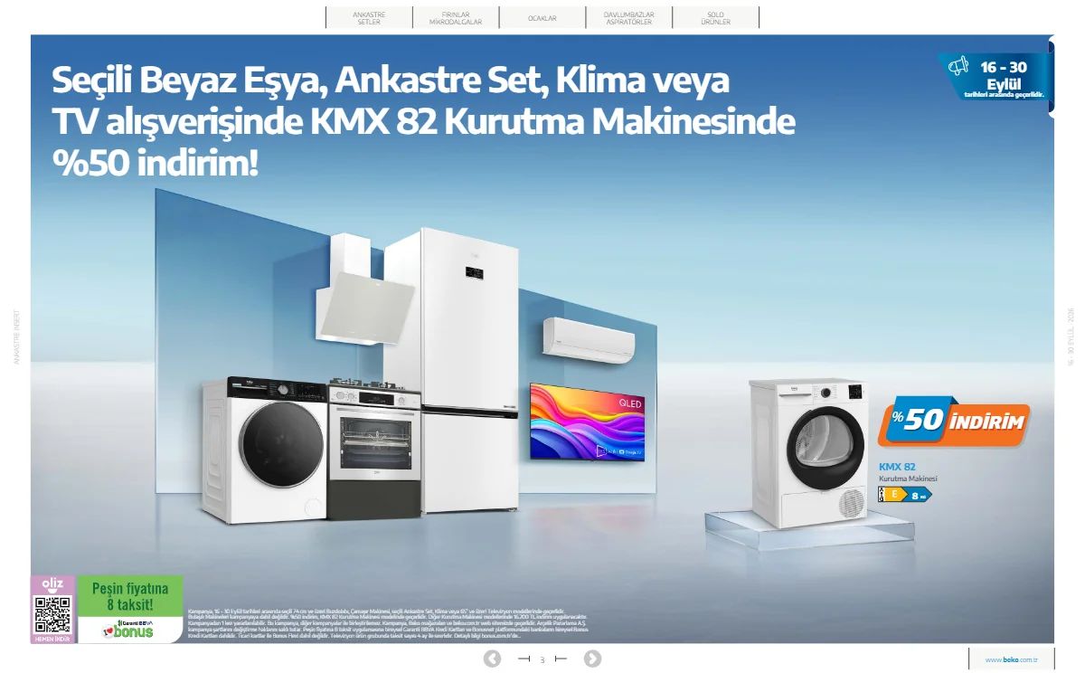 16 Eylül Beko Kataloğu 2026 Sayfa 3
