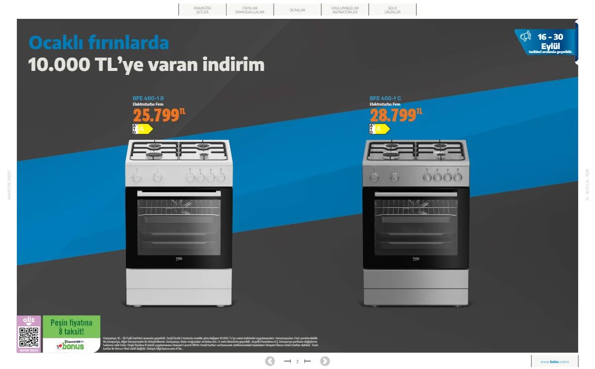 16 Eylül Beko Kataloğu 2026 Sayfa 7